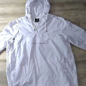 Men's white windbreaker